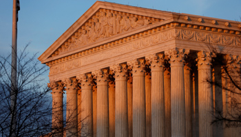 The Supreme Court in Washington, US., January 20, 2018. (Reuters/Joshua Roberts)