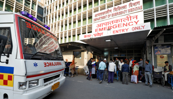 A government-run hospital in Delhi (Reuters/Saumya Khandelwal)