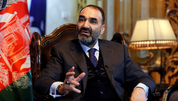 Atta Mohammad Noor, governor of the Balkh province, at an interview in Kabul, Afghanistan (Reuters/Mohammad Ismail)