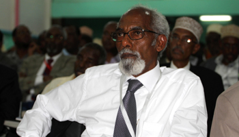 Then, newly elected speaker of Somalia's parliament Mohamed Osman Jawaari in Mogadishu, 2012 (Reuters/Omar Faruk)