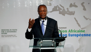 Guinea's President Alpha Conde (Reuters/Luc Gnago)