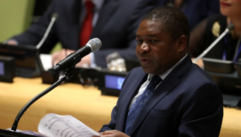 Mozambique’s President Filipe Nyusi (Reuters/Carlo Allegri)