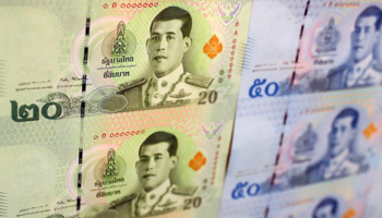 Thai baht banknotes (Reuters/Jorge Silva)