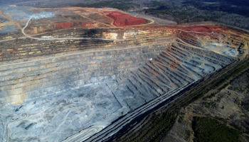 The Rusal Achinsk Alumina Refinery's Mazulsky limestone mine, Krasnoyarsk region, Russia (Reuters/Ilya Naymushin)