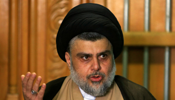 Iraqi Shia politician and leader of the Sairoon bloc, Moqtada al-Sadr (Reuters/Alaa al)