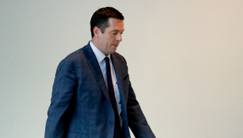 House Intelligence Committee Chairman Devin Nunes arrives for a members of Congress only briefing on election security, May 22 (Reuters/Leah Millis)