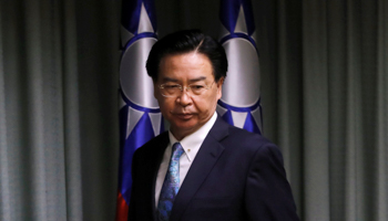 Taiwanese Foreign Minister Joseph Wu (Reuters/Tyrone Siu)