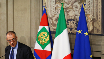 Prime minister Carlo Cottarelli (Reuters/Tony Gentile)