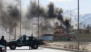 Aftermath of a clash between Taliban and Afghan government forces in Kabul (Reuters/Mohammad Ismail)