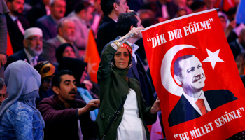 AKP supporters at a party conference in Istanbul, May 6 (Reuters/Osman Orsal)