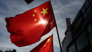 Chinese national flag (Reuters/Gabriela Bhaskar)