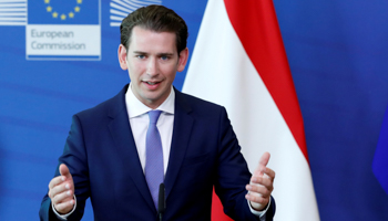 Austrian Chancellor Sebastian Kurz (Reuters/Francois Lenoir)