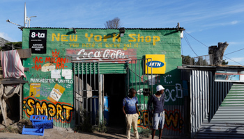 A spaza shop (convenience store) in Cape Town's Imizamo Yethu township (Reuters/Mike Hutchings)