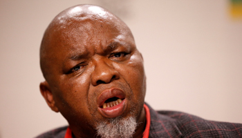 Minister of Mineral Resources Gwede Mantashe (Reuters/Siphiwe Sibeko)