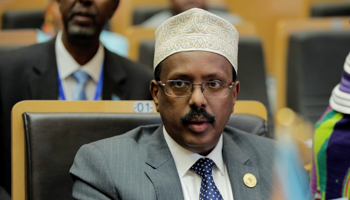 Somali President Mohammed Abdullahi 'Farmajo', Addis Ababa, January 28, 2018 (Reuters/Tiksa Negeri)