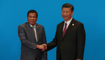 Philippine President Rodrigo Duterte and Chinese President Xi Jinping (Reuters/Roman Pilipey)