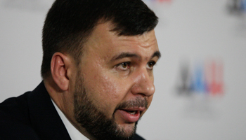 Denis Pushilin, acting leader of the Donetsk People’s Republic (Reuters/Alexander Ermochenko)