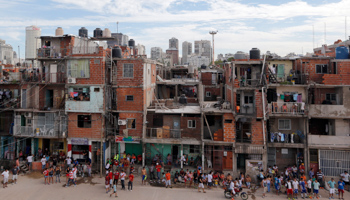 The Villa 31 shanty town in downtown Buenos Aires (Reuters/Enrique Marcarian)