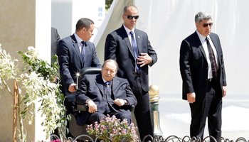 Algerian President Abdelaziz Bouteflika in Algiers, April 2018 (Reuters/Ramzi Boudina)