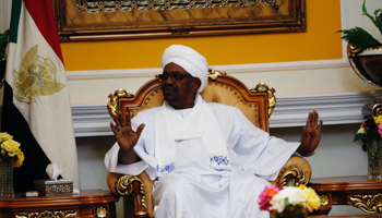 Sudanese President Omar al-Bashir, March 11, 2018 (Reuters/Mohamed Nureldin Abdallah)