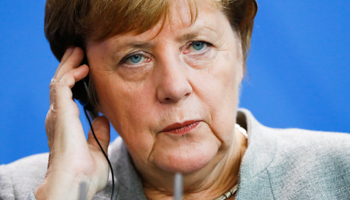 German Chancellor Angela Merkel (Reuters/Fabrizio Bensch)