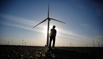 A wind farm in Guazhou, China (Reuters/Carlos Barria)