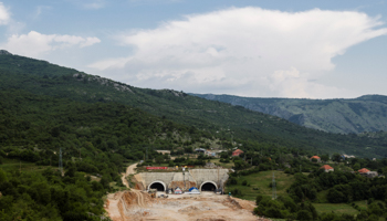 A tunnel construction site of the Bar-Boljare highway is seen in the village of Vilac, Montenegro June 11, 2018 (Reuters/Stevo Vasiljevic)