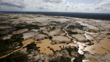 Deforestation due to illegal gold mining in Madre de Dios (Reuters/Janine Costa)