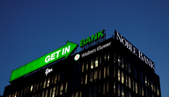 Getin Noble Bank’s building in Warsaw, November 2018 (Reuters/Kacper Pempel)