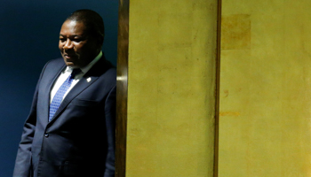 Mozambique President Filipe Nyusi (Reuters/Eduardo Munoz)