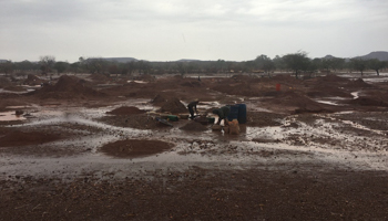 An artisanal gold mining site near Kongoussi, northern Burkina Faso (Oxford Analytica)