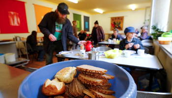 A soup kitchen in a poor district of the city of Dortmund in Germany (Reuters/Wolfgang Rattay)