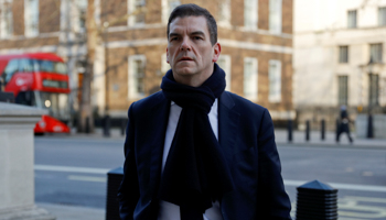 Olly Robbins, senior civil servant and Europe adviser to Prime Minister Theresa May, arrives at the Cabinet Office in London on January 28 (Reuters/Peter Nicholls)