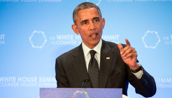 US President Barack Obama hosts a major summit on countering violent extremism, February 19, 2015 (Reuters/Joshua Roberts)
