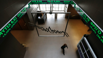 The Athens stock exchange (Reuters/Alkis Konstantinidis)