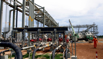 The Songas gas processing plant in Songo Songo Island (Reuters/Emmanuel Kwitema)