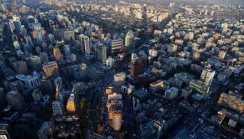 The business district in Santiago (Reuters/Ivan Alvarado)