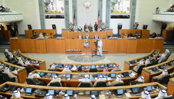 The Kuwaiti emir attends the opening of parliament, December 2012 (Reuters/Stephanie Mcgehee)