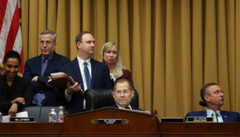 The House Judiciary Committee considers whether to hold US Attorney General William Barr in contempt of Congress, Washington, US, May 8, 2019 (Reuters/Leah Millis)