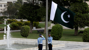 The Pakistani flag (Reuters/Akhtar Soomro)