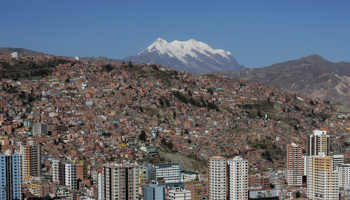 A view of La Paz, Bolivia. (Reuters/David Mercado)