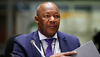 Former Public Investment Corporation (PIC) CEO Dan Matjila at the Commission of Inquiry into the PIC, Pretoria, July 10 (Reuters/Siphiwe Sibeko)