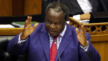South African Finance Minister Tito Mboweni (Reuters/Sumaya Hisham)