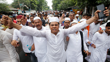 A recent protest against the lynching of a Muslim man (Reuters/Rupak De Chowdhuri)