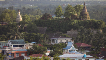 Mrauk U town in Rakhine State (Reuters/Ann Wang)