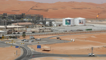 A Saudi Aramco production facility at the Shaybah oilfield, May 2018 (Reuters/Ahmed Jadallah)