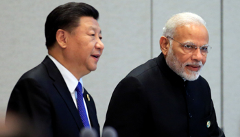 Chinese President Xi Jinping and Indian Prime Minister Narendra Modi (Reuters/Aly Song)