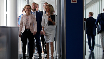 EU Commission President-designate Ursula von der Leyen arrives to attend the conference of Presidents of the European Parliament in Strasbourg, France, September 19 (Reuters/Vincent Kessler)