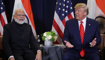 Indian Prime Minister Narendra Modi and US President Donald Trump (Reuters/Jonathan Ernst)