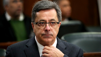 Steinhoff's former CEO Markus Jooste appears in parliament to face a panel investigating the retailer’s accounting scandal, Cape Town, South Africa, September 5, 2018 (Reuters/Mike Hutchings)